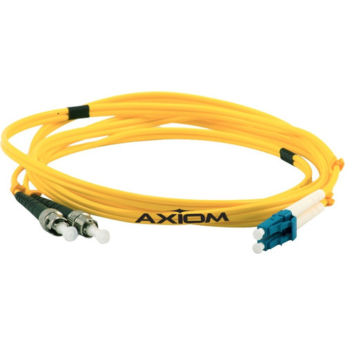 Axiom Fiber Optic Duplex Network Cable - 82 ft Fiber Optic Network Cable for Network Device - First End: 2 x Male Network - Second 2 x (Fleet Network)