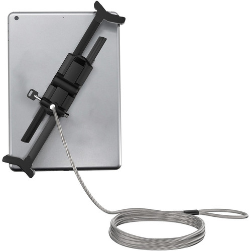 CTA Digital Adjustable Anti-Theft Security Grip with Hand Strap - Stand Mountable for Tablet, Classroom, Office, Commercial - EVA Foam (Fleet Network)