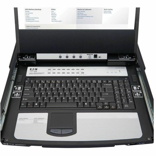 Tripp Lite series B030-DP16-17D 16-Port DisplayPort KVM Switch Console - 16 Computer(s) - 17" LCD - Full HD - 1920 x 1080 - 16:9 - 18 (B030-DP16-17D)