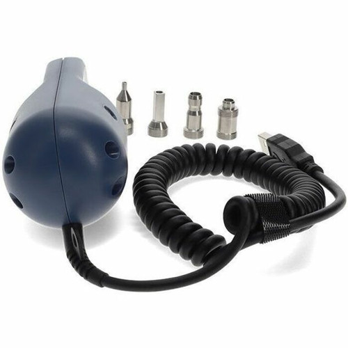AddOn Optical Fiber Inspection Probe Capable of 400x Magnification, EPC connectors, USB connection - Fiber Optic Cable Testing (FOPROBETIP-600P-AO)