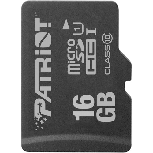 Patriot Memory 16 GB Class 10/UHS-I (U3) microSDHC - 80 MB/s Read - 10 MB/s Write - 2 Year Warranty (PSF16GMDC10)