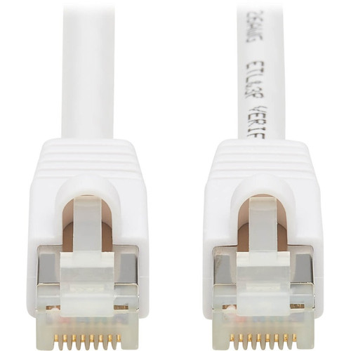 Tripp Lite series N262AB-010-WH Cat.6A S/FTP Network Cable - 10 ft (3.05 m) Category 6a Network Cable for Network Device, Patch Panel, (Fleet Network)
