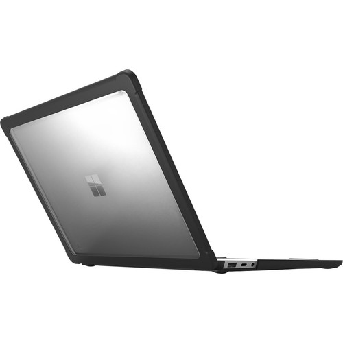 STM Goods Dux for Surface Laptop Go/Go 2/Go 3 - For Microsoft Notebook - Textured Rubber Feet - Black, Transparent - Rubber, (TPU) - (Fleet Network)