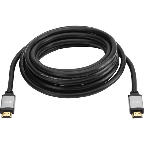 SIIG Ultra High Speed HDMI Cable 12 Ft Bandwidth A V For Gaming Console Blu Ray Player HDTV And Monitor Audio/Video CB-H21011-S1