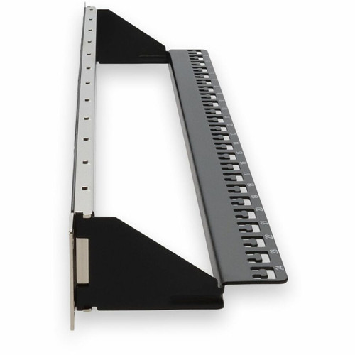 AddOn 19-inch 1U 24-Port Unloaded Patch Panel - 24 Port(s) - 24 x RJ-45 - 1U High - 19" Wide - Rack-mountable (ADD-PPST-24PE)