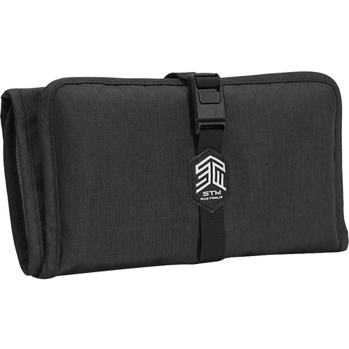 STM Goods Dapper Wrapper Carrying Case Accessories, Cable - Black - Water Resistant, Dirt Resistant - Fabric, Polyester Body - 5.70" x (Fleet Network)