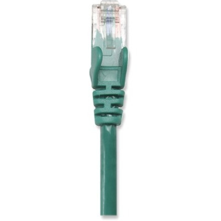 Intellinet Network Patch Cable, Cat6, 0.5m, Green, CCA, U/UTP, PVC, RJ45, Gold Plated Contacts, Snagless, Booted, Lifetime Warranty, - (342469)
