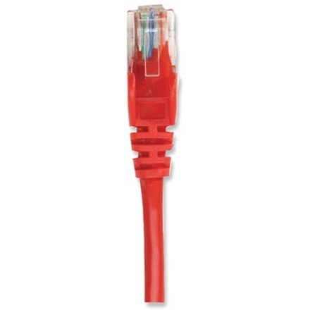 Intellinet Network Patch Cable, Cat6, 1.5m, Red, CCA, U/UTP, PVC, RJ45, Gold Plated Contacts, Snagless, Booted, Lifetime Warranty, - 6 (342155)