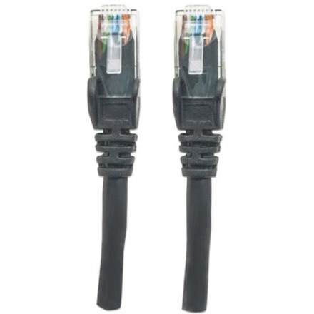 Intellinet Network Patch Cable, Cat6, 5m, Black, CCA, U/UTP, PVC, RJ45, Gold Plated Contacts, Snagless, Booted, Lifetime Warranty, - 6 (343350)