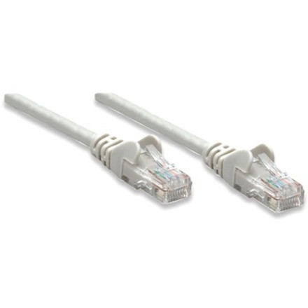 Intellinet Network Patch Cable, Cat6, 7.5m, Grey, CCA, U/UTP, PVC, RJ45, Gold Plated Contacts, Snagless, Booted, Lifetime Warranty, - (336758)