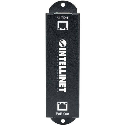 Intellinet Gigabit High-Power PoE+ Extender Repeater, IEEE 802.3at/af Power over Ethernet (PoE+/PoE), metal - Network (RJ-45) - Metal (560962)