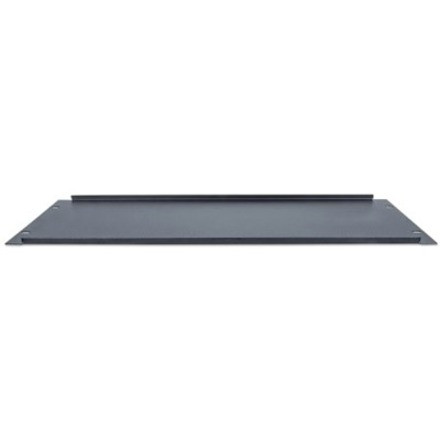Intellinet 19" Blank Panel, 4U, Black - Steel - Jet Black - 4U Rack Height - 19.02" (483 mm) Width x 0.35" (9 mm) Depth (712699)