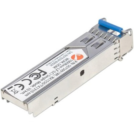 Intellinet 507509 Gigabit WDM Bi-Directional SFP Optical Transceiver - 1000Base-LX LC Single-Mode 10km