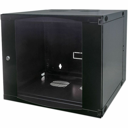 Intellinet Network Cabinet, Wall Mount (Double Section), 9U, 600mm Depth, Black, Flatpack, Max 30kg, 19" , Three Year Warranty - For - (713849)