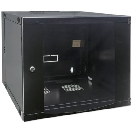 Intellinet Network Cabinet, Wall Mount (Double Section), 12U, 600mm Depth, Black, Flatpack, Max 30kg, 19" , Three Year Warranty - For (713863)