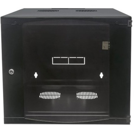 Intellinet Network Cabinet, Wall Mount (Double Section), 12U, 600mm Depth, Black, Flatpack, Max 30kg, 19" , Three Year Warranty - For (713863)