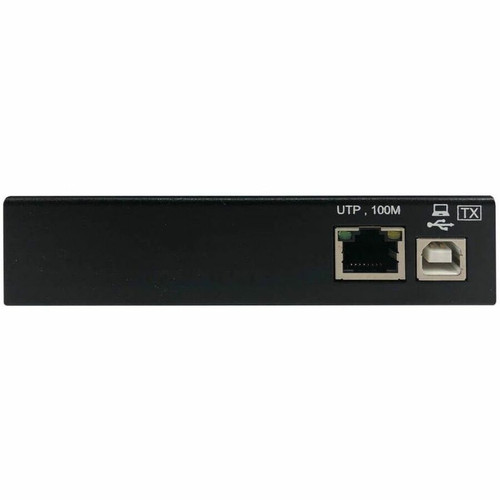 Tripp Lite series B203-101-IND-ER USB Extender - 2 x Network (RJ-45) - 2 x USB - 331.36 ft (101000 mm) Extended Range - Metal - Black (B203-101-IND-ER)