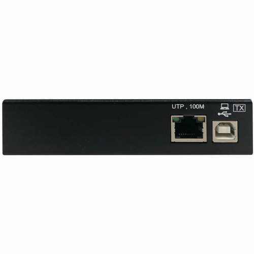Tripp Lite series B203-104-IND-ER USB Extender - 2 x Network (RJ-45) - 5 x USB - 331.36 ft (101000 mm) Extended Range - Metal - Black (B203-104-IND-ER)