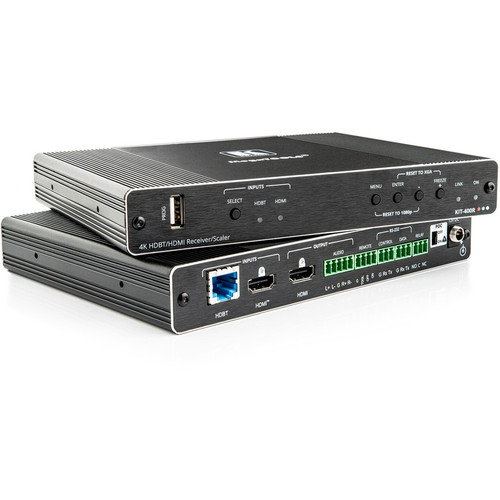 Kramer KIT-400 4K Auto-Switcher/Scaler Kit over Long-Reach HDBaseT - 229.66 ft (70000 mm) Range - 3 x Network (RJ-45) - 2 x USB - 2 x (KIT-400)