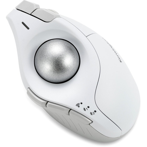 Kensington Pro Fit Ergo Trackball Wireless White 9 Button S K75263WW