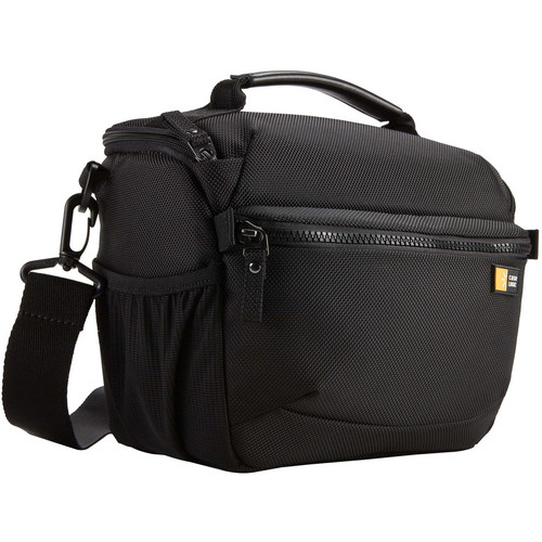 Case Logic Bryker BRCS-103 Carrying Case DSLR Camera, Accessories, Camera Lens, Memory Card, Lens Cap - Black - Polyester Body - 1680D (Fleet Network)