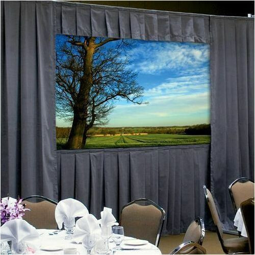 Da-Lite Fast-Fold Deluxe 150" Projection Screen - 4:3 - 86" Height x 116" Width (Fleet Network)