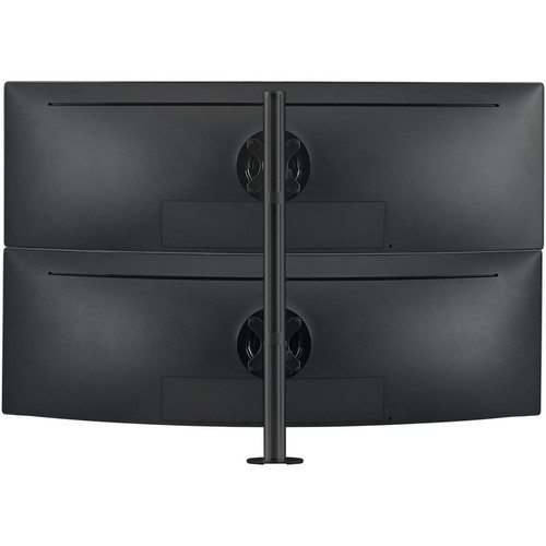 Atdec Desk Mount for Monitor, Curved Screen Display, Flat Panel Display, All-in-One Computer - Black - Landscape/Portrait - Height - 2 (AWMS-2-LTH75-H-B)