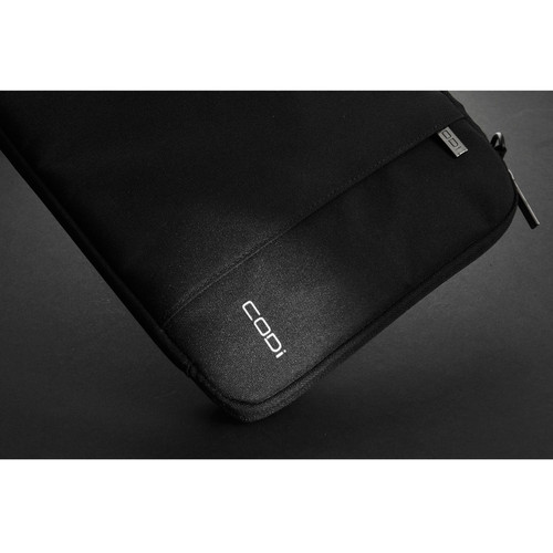CODi AEGIS Carrying Case (Sleeve) for 13.3" to 15.6" Notebook, Chromebook, Cable, Pen, Charger - Black - Bump Resistant, Scratch Dust (AEG156-4)