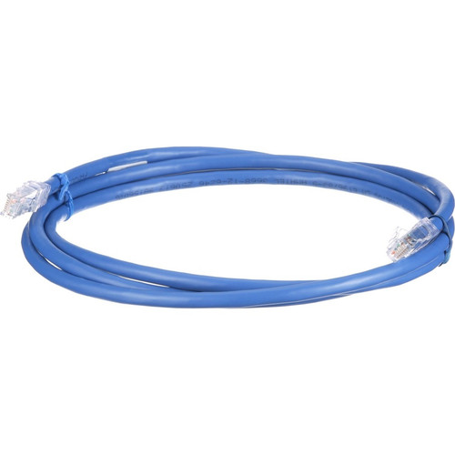 PanNet Cat 6A 24 AWG UTP Copper Patch Cord, 10 ft, Blue - 10 ft (3.05 m) Category 6a Network Cable for Network Device, Server - First (Fleet Network)