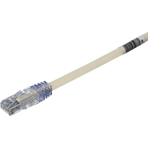 Panduit Cat 6A 24 AWG UTP Copper Patch Cord, 3 ft, White - 3 ft Category 6a Network Cable for Network Device - First End: 1 x Modular (Fleet Network)