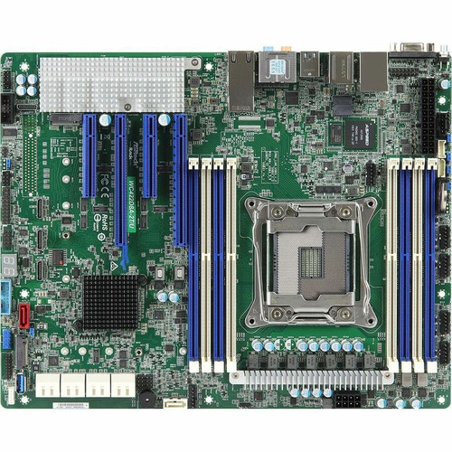 ASRock WC422D8A-2T/U Server Motherboard - Intel C422 Chipset - Socket R4 LGA-2066 - ATX - 512 GB DDR4 SDRAM Maximum RAM - DIMM, RDIMM, (Fleet Network)
