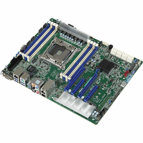 ASRock WC422D8A U Server Motherboard Intel Chipset Socket LGA 2066 ATX Support For Up To 512 GB DDR4 SDRAM DIMM RDIMM WC422D8A-2T/U