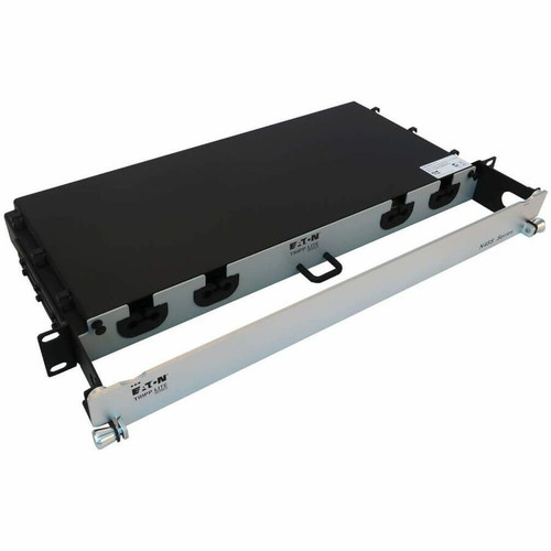 Tripp Lite series N48S-2M24L12-10 Preloaded Fiber Panel - 12 x Duplex - 1U High - Aqua, Black, White - 19" Wide - Rack-mountable (Fleet Network)