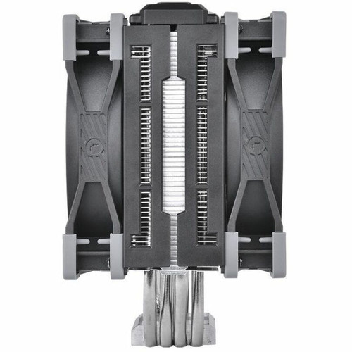Thermaltake TOUGHAIR 510 CPU Cooler - 4.72" (120 mm) Maximum Fan Diameter - 2 x Fan(s) - 58.35 CFM (99.14m³/h) Maximum Airflow - 2000 (CL-P075-AL12BL-A)