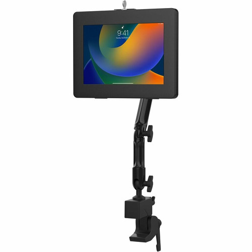 CTA Digital Custom Flex Security Enclosure Desk Clamp Mount w/ Enclosure - 7" to 17" Screen Support - Metal, Rubber - 1 (Fleet Network)