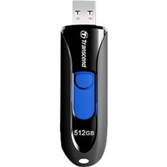 Transcend JetFlash 790 512GB USB 3.1 (Gen 1) Type-A Flash Drive - 512 GB - USB 3.1 (Gen 1) Type A - Black (TS512GJF790K)