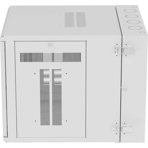 Panduit Wall Mount Cabinet, 12RU, 30" Depth, Windowed Door, White - For Networking - 12U Rack Height - Wall Mountable Enclosed Cabinet (PZWMC1230WH)