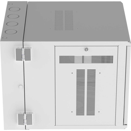 Panduit Wall Mount Cabinet, 12RU, 30" Depth, Windowed Door, White - For Networking - 12U Rack Height - Wall Mountable Enclosed Cabinet (PZWMC1230WH)