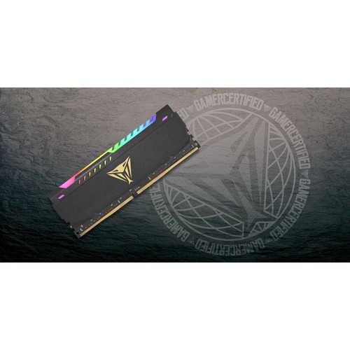 Patriot Memory Viper Steel RGB 8GB DDR4 SDRAM Memory Module - For Computer, Motherboard - 8 GB (1 x 8GB) - DDR4-3200/PC4-25600 DDR4 - (PVSR48G320C8)