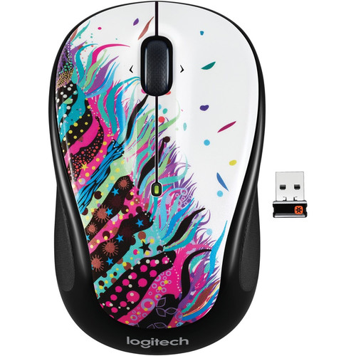 Logitech M325 Wireless Mouse, 2.4 GHz with USB Unifying Receiver, 1000 DPI Optical Tracking, 18-Month Life Battery, PC / Mac / Laptop (Fleet Network)