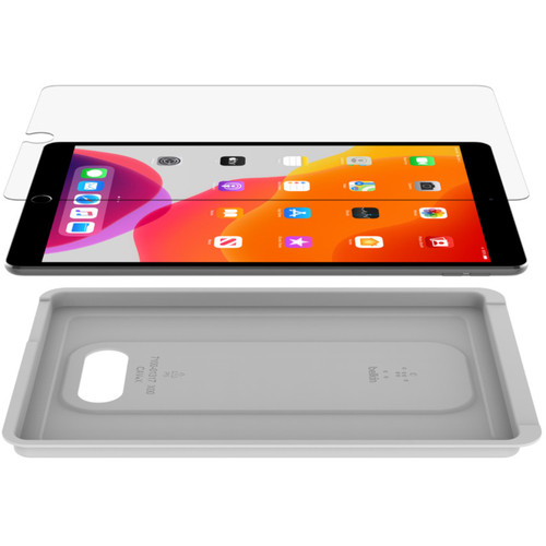 Belkin OVI002ZZ ScreenForce Tempered Glass Screen Protector for 10. 5" iPad - 9H Hardness - Privacy Filter - Bubble-Free Application - Transparent