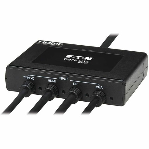 Tripp Lite Multi-Format Presentation Adapter With Multiple USB And HDMI VGA Inputs Device Output Series In X B321-4X1-HDVC