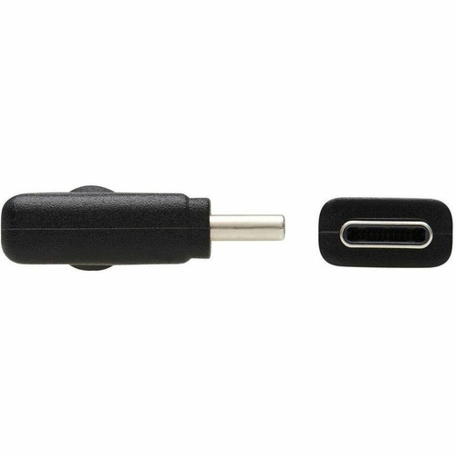 Tripp Lite series U420-02M-RA USB-C to USB-C Cable, M/M, Black, 2 m (6.6 ft.) - 6.6 ft (2 m) Thunderbolt 3 Data Transfer Cable for PC, (U420-02M-RA)