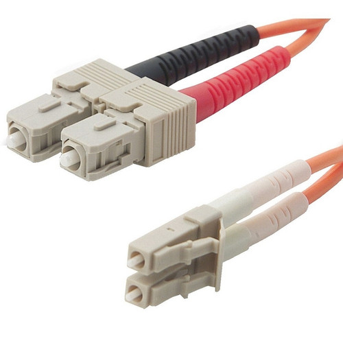 Belkin Duplex Fiber Optic Patch Cable - SC Male - LC Male - 2m - Orange (Fleet Network)