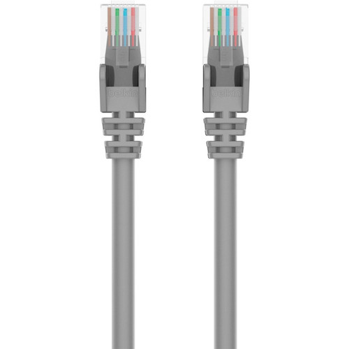 Belkin Cat5e Patch Cable - 250 ft (76.20 m) Category 5e Network Cable - First End: 1 x RJ-45 Network - Male - Second End: 1 x RJ-45 - (A3L791-250-S)