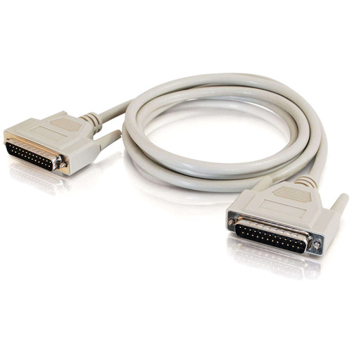 Cable Male To Beige Durable Connection DB-25 02665