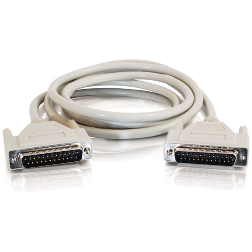 Cable Male To Beige Durable Connection DB-25 02665