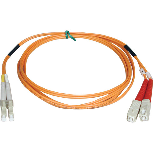 Tripp Lite Duplex Fibre Channel Patch Cable - LC Male - SC Male - 3m - Orange (Fleet Network)