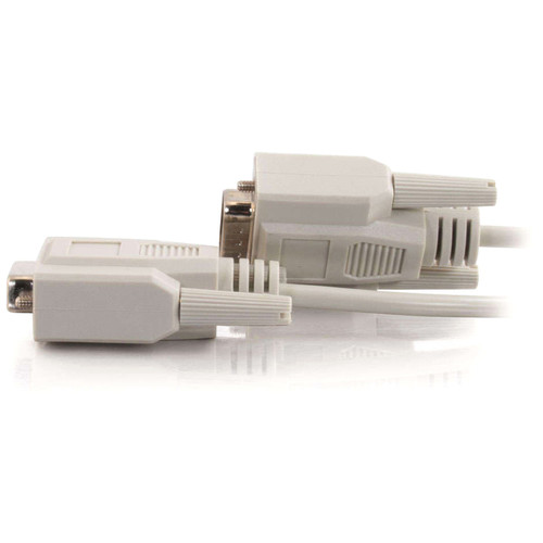 C2G RS-232 Serial Extension Cable - DB-9 Male - DB-9 Female - 0.91m - Beige (25201)