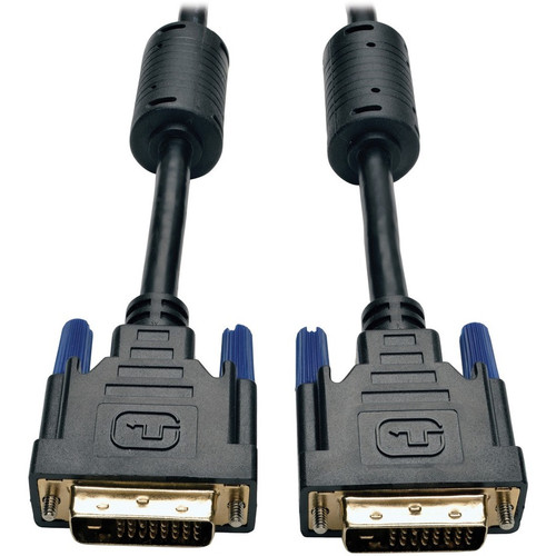 Tripp Lite 50ft DVI Dual Link Digital TMDS Monitor Cable DVI-D M/M 50' - 50 ft (15.24 m) Video Cable - First End: 1 x DVI-D Digital - (Fleet Network)